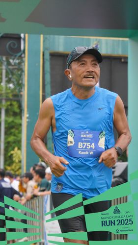 Race photo from Mangkunegaran Run 2025