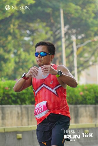 Race photo from Nu Skin Run 10K