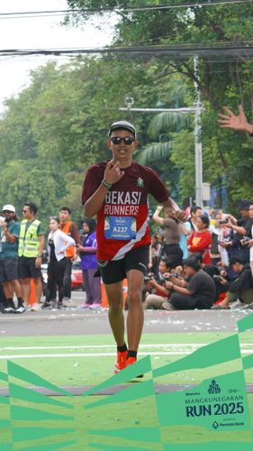 Race photo from Mangkunegaran Run 2025