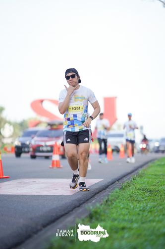 Race photo from Taman Budaya x BOGORUN 2025