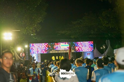 Race photo from Taman Budaya x BOGORUN 2025