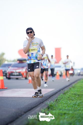 Race photo from Taman Budaya x BOGORUN 2025