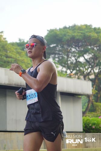 Race photo from Nu Skin Run 10K