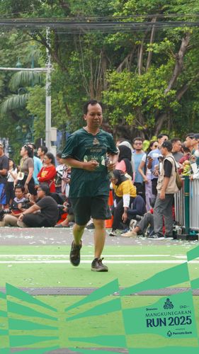 Race photo from Mangkunegaran Run 2025
