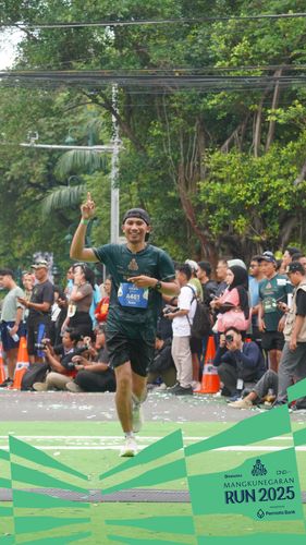 Race photo from Mangkunegaran Run 2025