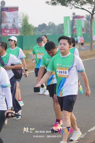 Race photo from BAF LIONS RUN 2024