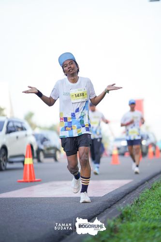 Race photo from Taman Budaya x BOGORUN 2025