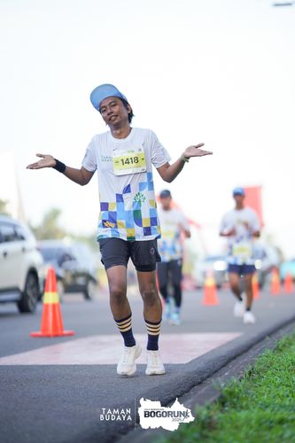 Race photo from Taman Budaya x BOGORUN 2025