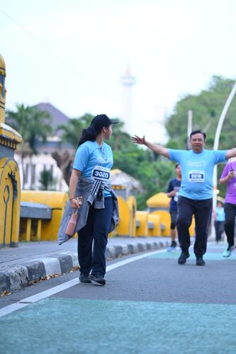 Race photo from KEMLU RUN 2025