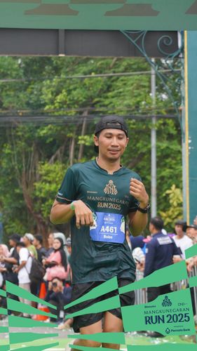 Race photo from Mangkunegaran Run 2025