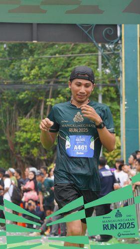 Race photo from Mangkunegaran Run 2025