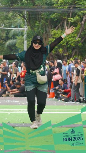 Race photo from Mangkunegaran Run 2025