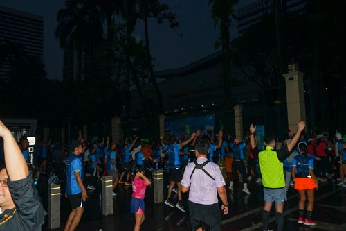 Race photo from Road to BAF Lions Run 2024