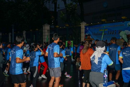 Race photo from Road to BAF Lions Run 2024