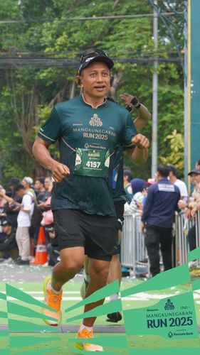 Race photo from Mangkunegaran Run 2025