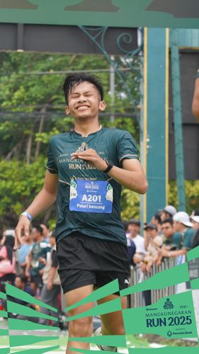 Race photo from Mangkunegaran Run 2025