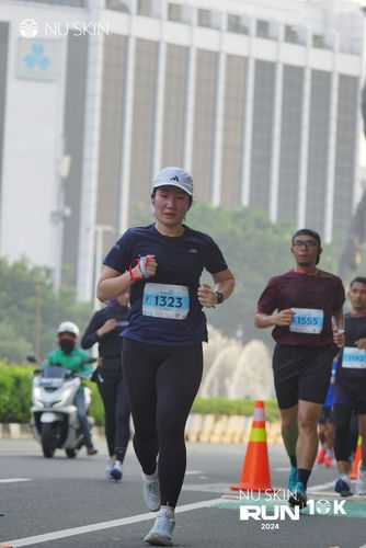 Race photo from Nu Skin Run 10K