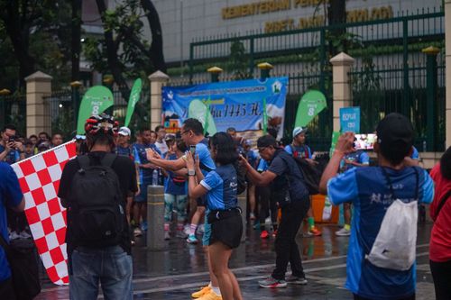 Race photo from Road to BAF Lions Run 2024
