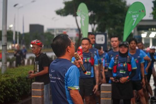 Race photo from Road to BAF Lions Run 2024