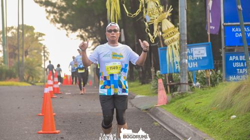 Race photo from Taman Budaya x BOGORUN 2025