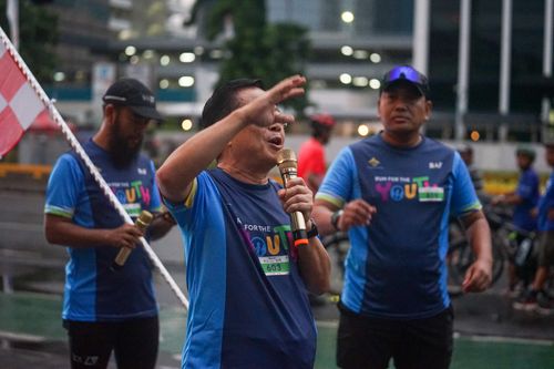 Race photo from Road to BAF Lions Run 2024