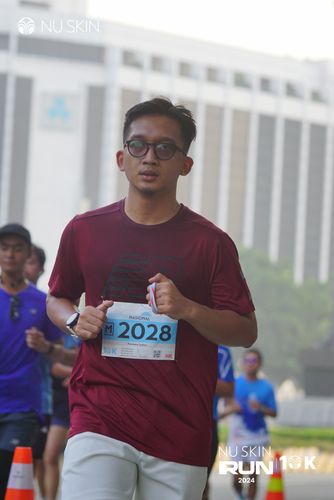 Race photo from Nu Skin Run 10K