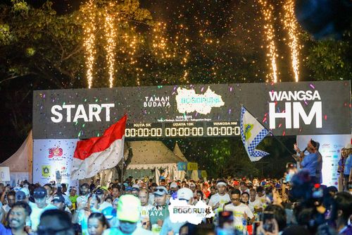 Race photo from Taman Budaya x BOGORUN 2025