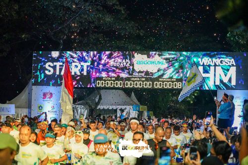 Race photo from Taman Budaya x BOGORUN 2025