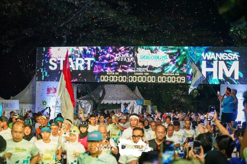 Race photo from Taman Budaya x BOGORUN 2025