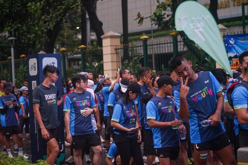 Race photo from Road to BAF Lions Run 2024
