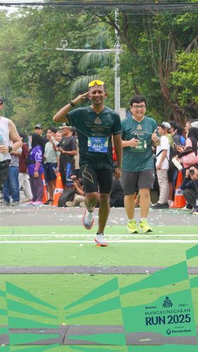 Race photo from Mangkunegaran Run 2025