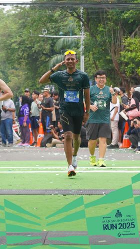 Race photo from Mangkunegaran Run 2025
