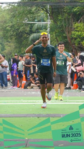 Race photo from Mangkunegaran Run 2025