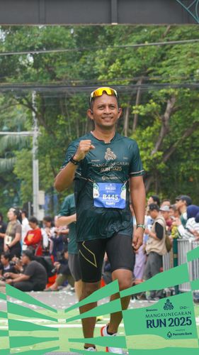 Race photo from Mangkunegaran Run 2025