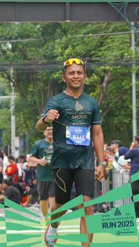 Race photo from Mangkunegaran Run 2025