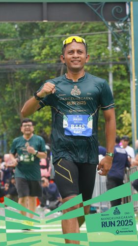 Race photo from Mangkunegaran Run 2025