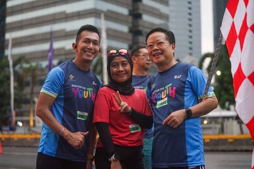 Race photo from Road to BAF Lions Run 2024