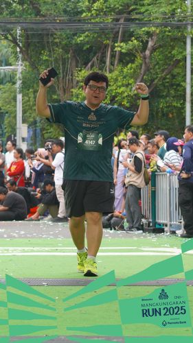 Race photo from Mangkunegaran Run 2025