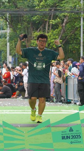 Race photo from Mangkunegaran Run 2025