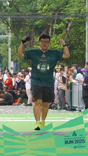 Race photo from Mangkunegaran Run 2025