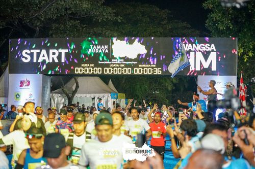 Race photo from Taman Budaya x BOGORUN 2025