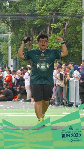 Race photo from Mangkunegaran Run 2025
