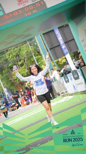 Race photo from Mangkunegaran Run 2025