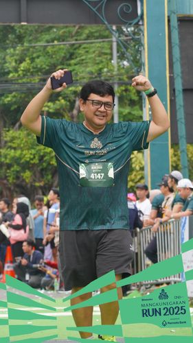 Race photo from Mangkunegaran Run 2025