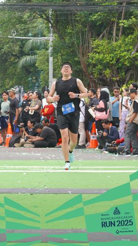 Race photo from Mangkunegaran Run 2025