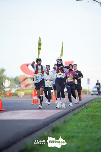 Race photo from Taman Budaya x BOGORUN 2025