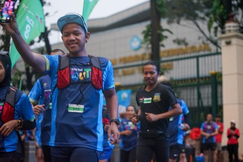 Race photo from Road to BAF Lions Run 2024