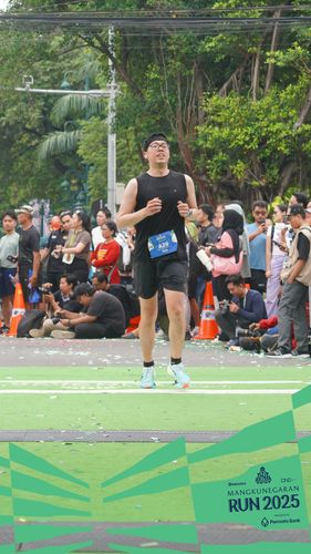 Race photo from Mangkunegaran Run 2025