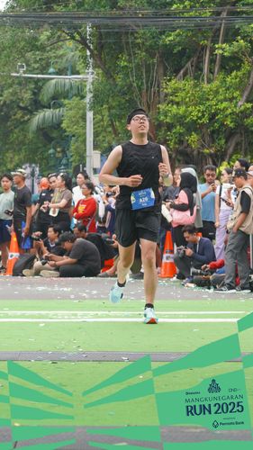 Race photo from Mangkunegaran Run 2025