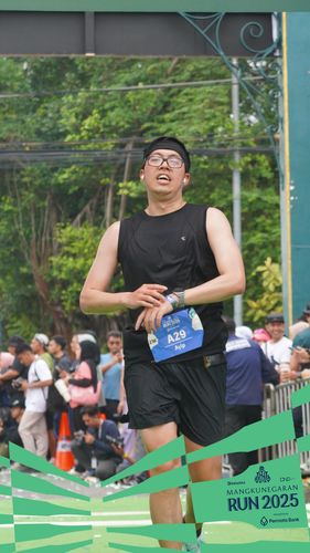 Race photo from Mangkunegaran Run 2025